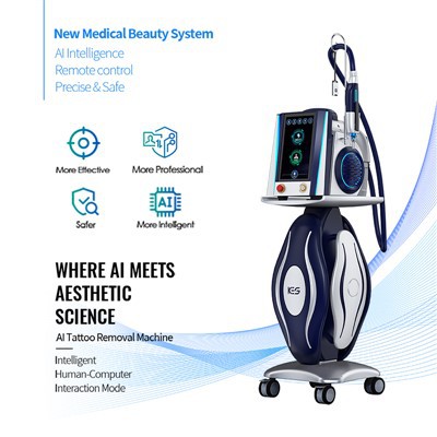 KES AI 시스템 Q 스위치 ND YAG 레이저 문신 제거 기계